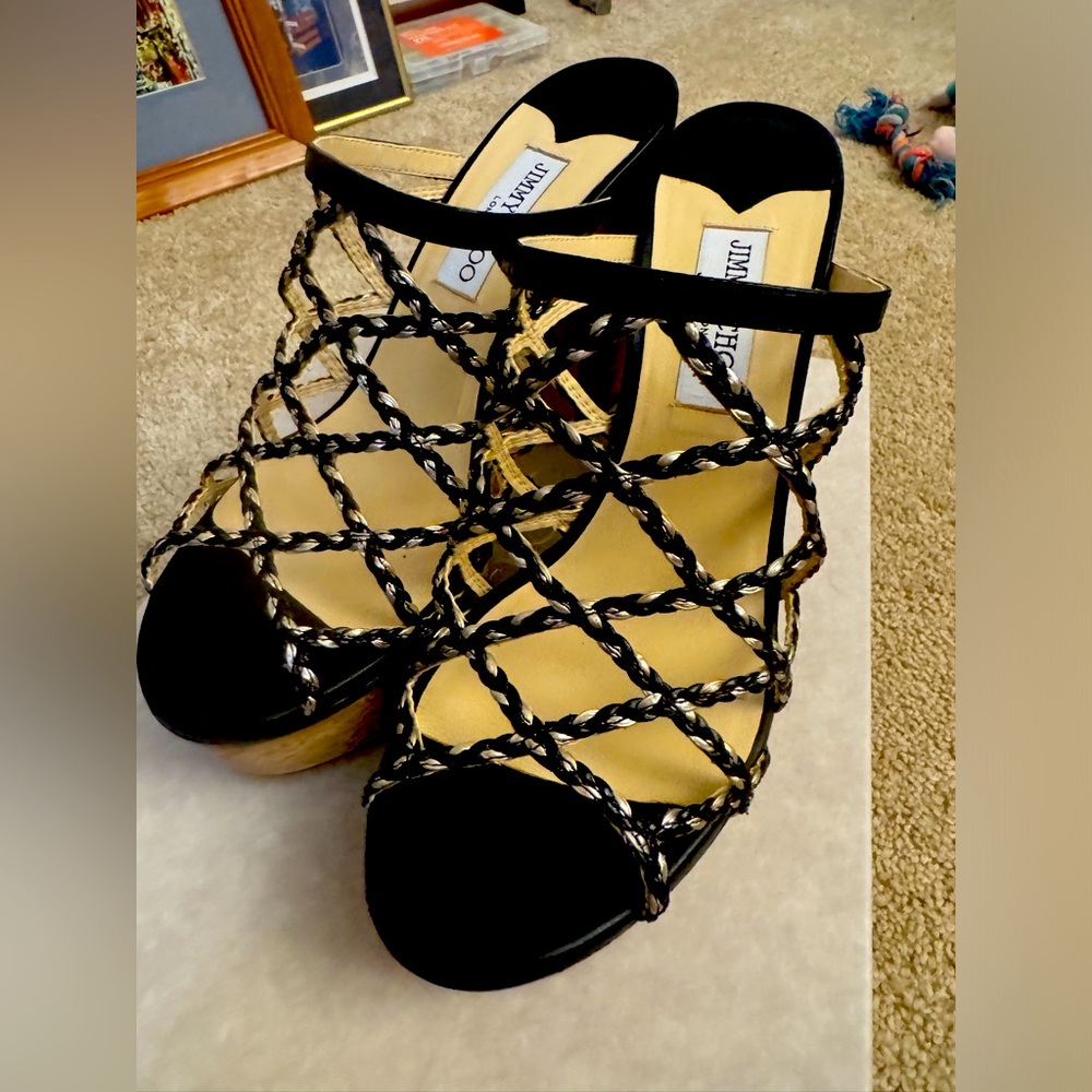 Jimmy Choo Dalina sandals sz 40